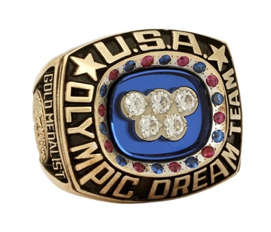 Patrick Ewing 1992 USA Olympic Basketball Dream Team Salesman Sample Ring 